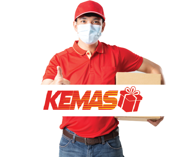 Layanan logistik dan pengiriman barang Kemas